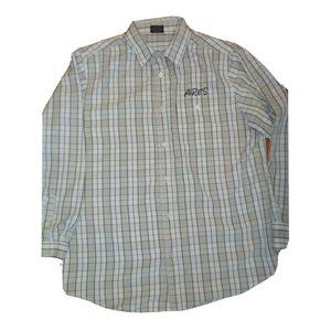 AIRES Embroidered Long Sleeve Plaid Shirt
